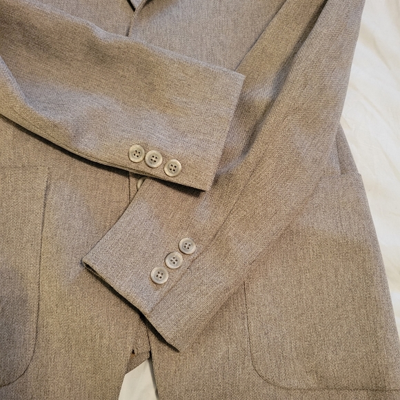 Mr. Chips Vintage Two Button Brown Blazer Size 18 - Picture 8 of 11